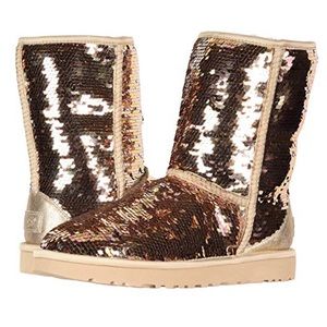 UGG BOOTS classics short sequin